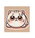 かわいい猫のスタンプセット MT（個別スタンプ：3）