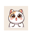 かわいい猫のスタンプセット MT（個別スタンプ：6）