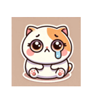 かわいい猫のスタンプセット MT（個別スタンプ：7）