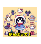 かわいい猫クリスマス（個別スタンプ：8）