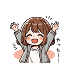 しろちゃんの日常で使えるスタンプ（個別スタンプ：5）