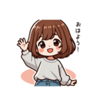 しろちゃんの日常で使えるスタンプ（個別スタンプ：10）