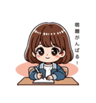 しろちゃんの日常で使えるスタンプ（個別スタンプ：13）