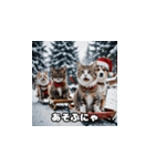 猫の楽しいクリスマス（個別スタンプ：3）