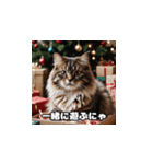 猫の楽しいクリスマス（個別スタンプ：13）