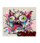 イカれた猫スタンプ（個別スタンプ：7）