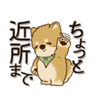 柴犬・茶色い犬 『お出かけ専用』2024（個別スタンプ：20）