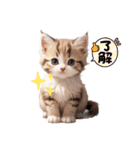 つぶらなネッコ（個別スタンプ：3）
