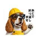 コーイケルホンディエの現場仕事⭐現場犬（個別スタンプ：17）