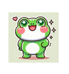 かわいいカエルの日常 MT（個別スタンプ：1）