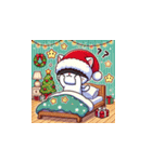 クリスマスどうぶつスタンプ5（個別スタンプ：1）