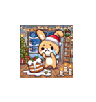 クリスマスどうぶつスタンプ5（個別スタンプ：3）