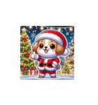 クリスマスどうぶつスタンプ5（個別スタンプ：5）