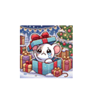 クリスマスどうぶつスタンプ5（個別スタンプ：8）