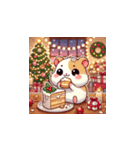 クリスマスどうぶつスタンプ5（個別スタンプ：15）