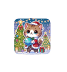 クリスマスどうぶつスタンプ5（個別スタンプ：17）
