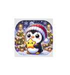 クリスマスどうぶつスタンプ5（個別スタンプ：20）