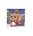 クリスマスどうぶつスタンプ5（個別スタンプ：22）