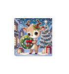 クリスマスどうぶつスタンプ5（個別スタンプ：23）