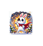 クリスマスどうぶつスタンプ7（個別スタンプ：7）