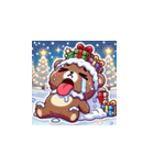 クリスマスどうぶつスタンプ7（個別スタンプ：22）