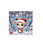 クリスマスどうぶつスタンプ10（個別スタンプ：10）