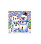 クリスマスどうぶつスタンプ10（個別スタンプ：13）