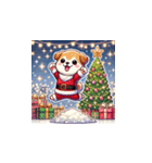 クリスマスどうぶつスタンプ6（個別スタンプ：5）