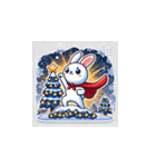 クリスマスどうぶつスタンプ6（個別スタンプ：7）