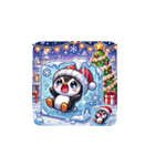 クリスマスどうぶつスタンプ6（個別スタンプ：11）