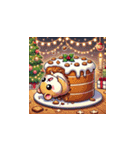 クリスマスどうぶつスタンプ6（個別スタンプ：15）