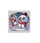 クリスマスどうぶつスタンプ6（個別スタンプ：21）