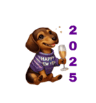 ダックス2025newyear（個別スタンプ：11）