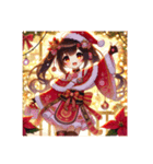 かわいい彼女♡クリスマス（台湾）（個別スタンプ：8）