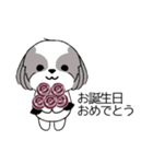 シーズー犬スタンプ Stickers_Shih Tzu Dog（個別スタンプ：11）