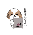 シーズー犬スタンプ Stickers_Shih Tzu Dog（個別スタンプ：15）