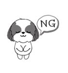 シーズー犬スタンプ Stickers_Shih Tzu Dog（個別スタンプ：32）