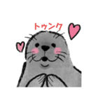 こんにちは、あざらしさん（個別スタンプ：2）