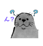 こんにちは、あざらしさん（個別スタンプ：4）