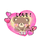 くまちゃん、 LINEスタンプ、yamami（個別スタンプ：2）
