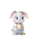 Easter bunnyスタンプ（個別スタンプ：14）