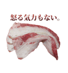 やるきない牛肉（個別スタンプ：24）