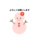 雪だるまのトーク（個別スタンプ：3）