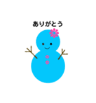 雪だるまのトーク（個別スタンプ：13）