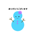 雪だるまのトーク（個別スタンプ：14）