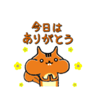 飲み会で使える！【りすの道】日常編（個別スタンプ：34）