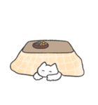 オレンジ推しねこ(冬)（個別スタンプ：23）