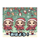 かわいい犬クリスマス 1（個別スタンプ：1）