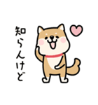 動く♡柴犬わんこステッカー（個別スタンプ：16）