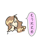 日常の大人女子スタンプ（個別スタンプ：6）